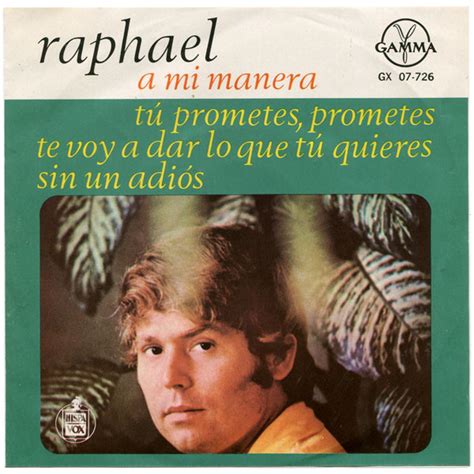 Raphael A Mi Manera 1971 Vinyl Discogs