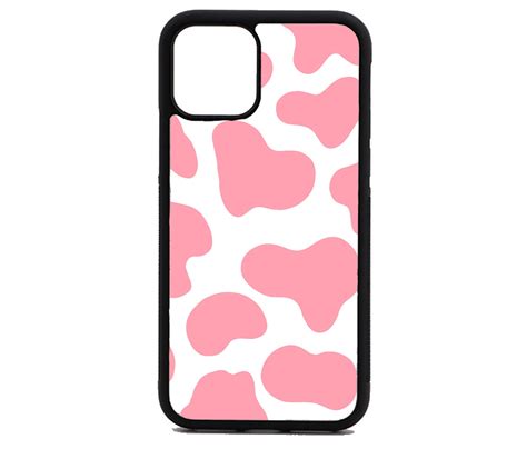 Pink Cow Print Phone Case For Iphone And Samsung Etsy