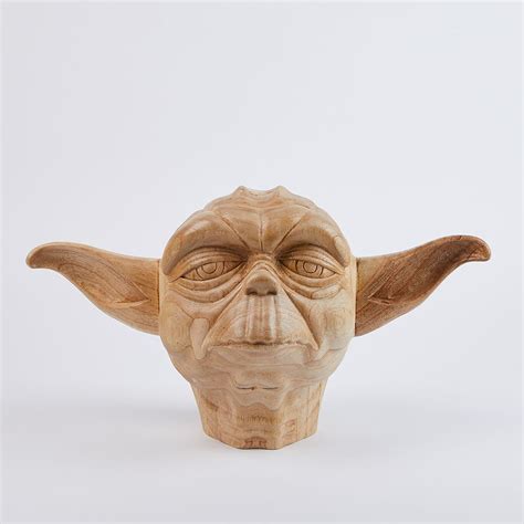 Yoda Lifesize Head Love My Custom Wood Touch Of Modern