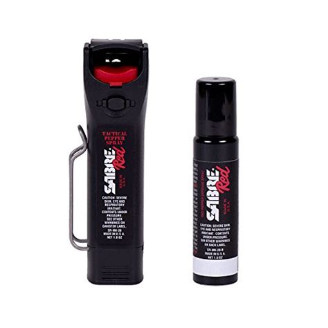 Sabre Red Pepper Spray With Tactical Clip Identical To Model Used By