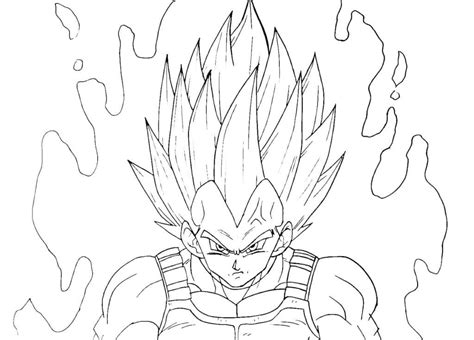 Vegeta From Dragon Ball Super Coloring Page Download Print Or Color