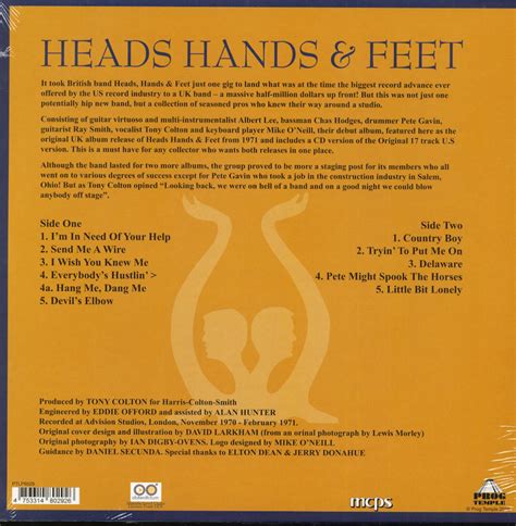 Heads Hands And Feet Lp Heads Hands And Feet Lp 180g Vinyl Bear