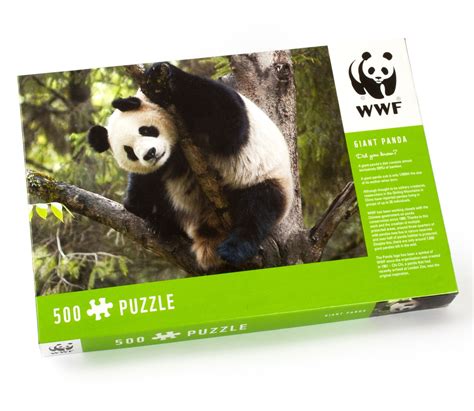 Wwf Giant Panda 500 Piece Jigsaw Puzzle Plg5205 Hobbies