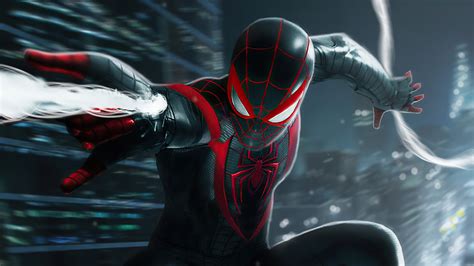 Miles Morales Spider Man Black Suit Wallpaper Hd Games 4k Wallpapers