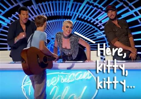 Katy Perry Ambushed An American Idol Contestant With A Kiss — And He Did Not Like It Watch