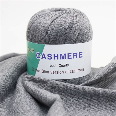 300glot Soft Smooth Natural Cashmere Yarn Companion Wool Thread For