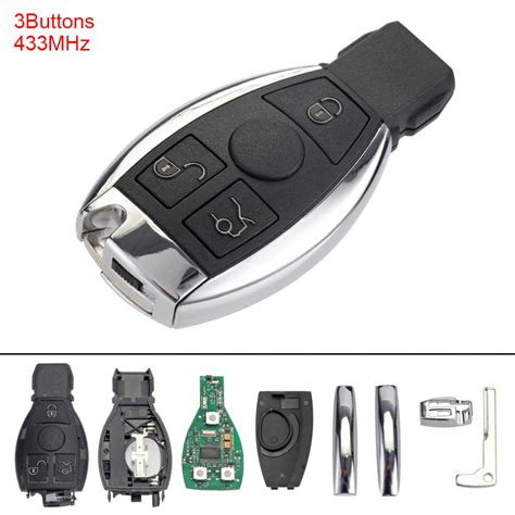 You will have to purchase this (foxwell, icarsoft, and bluedriver models are all recommended for mercedes benz), or you can ask a mechanic if. 433MHz 3 Buttons Keyless Remote Car Key Fob Shell with Chip Uncut Blade for Mercedes Benz year ...