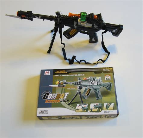 Toys And Games Superior Performance Machine Gun Flashing Light And Sound
