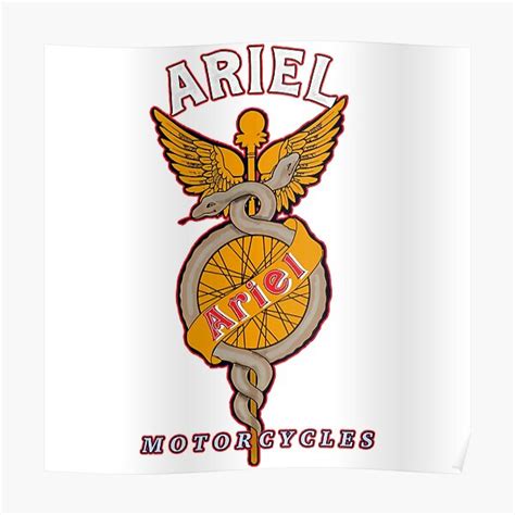 Ariel Motorcycle Logo Classic Poster For Sale By Allnewproducts