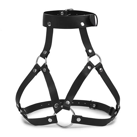 Erotic Bdsm Sex Toys For Couples Leather Bra Cage Sex Game Chest Bondage Body Harness Lingerie