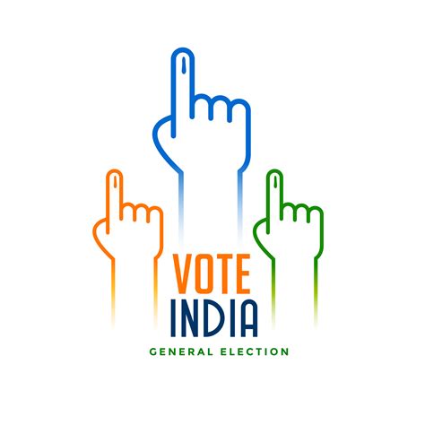 Hand With Voting Sign For Election Download Free Vector Art Stock
