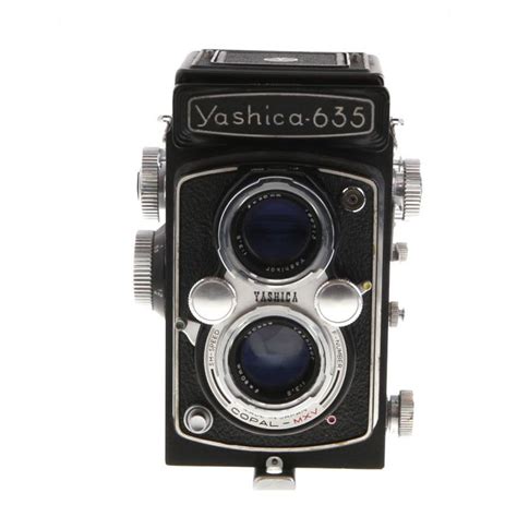 Yashica 635 Medium Format Tlr Camera With 80mm F35 Yashikor Without