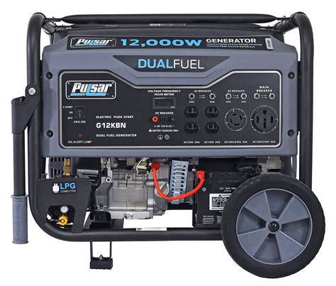 Pulsar G12kbn Sg Heavy Duty Portable Dual Fuel Generator 9500 Rated