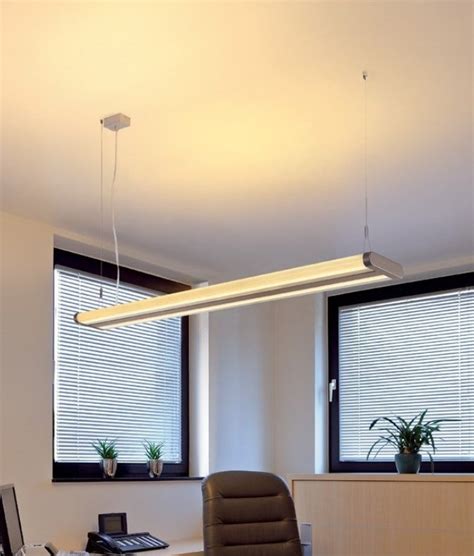 If you are getting your house renovated and if that includes the installation of new ceiling fluorescent light, there is no need to panic over the overhead charges of drywall work. Modern Fluorescent Suspension Light - Slim Profile