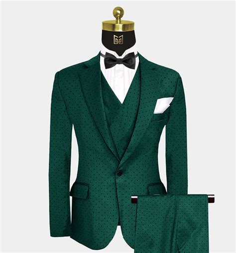 Emerald Green Polka Dot Suit Gentlemans Guru In 2022 Emerald Green