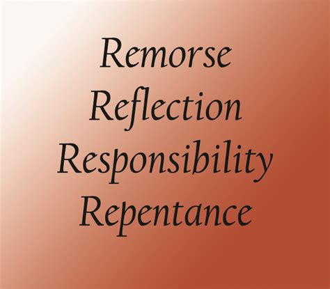 Relational Sanity Pt 6 Remorse Reflection Responsibility And