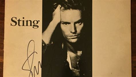 Sting Nothing Like The Sun Vinyl Signed By Sting Charitystars