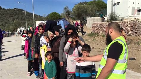 October 2015 Refugee Crisis In Lesvos Greece Youtube