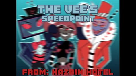 The Vees Hazbin Hotel Speedpaint Youtube