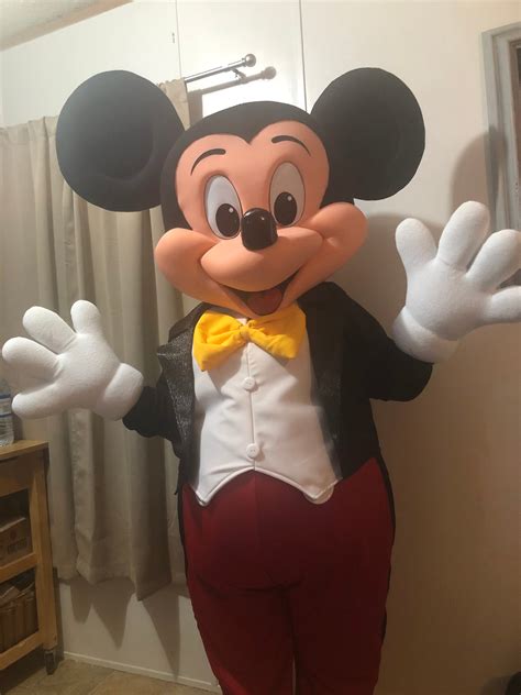 Mickey Mouse Adult Mascot Mickey Mouse Adult Costume Etsy