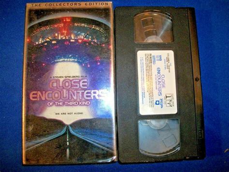 Close Encounters Of The Third Kind VHS Closed Captioned For
