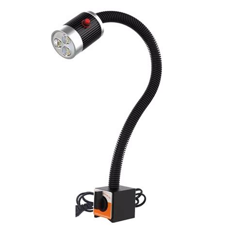 lámpara led flexible base magnética 9w 220v 500mm industore