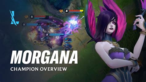 Morgana Champion Overview Gameplay League Of Legends Wild Rift