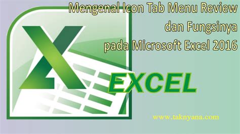 Mengenal Icon Tab Menu Review Dan Fungsinya Pada Microsoft Excel Porn
