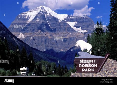 Canada Alberta The Rockies Mount Robson The Most High Summit Of