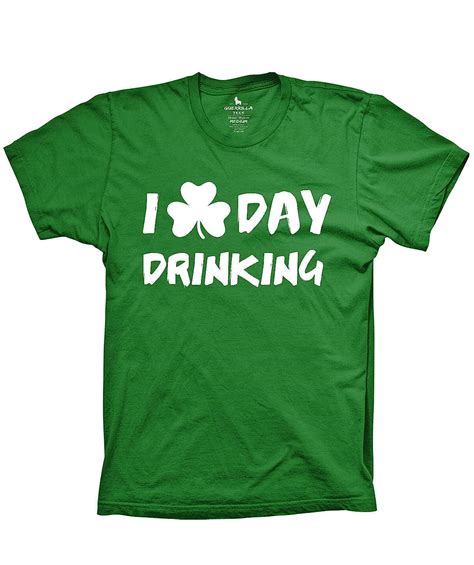I Love Day Drinking Shamrock St Patricks Day Shirt Kinihax