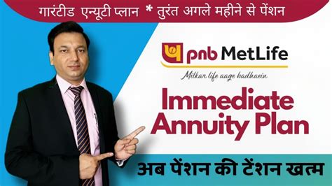 Pnb Metlife Immediate Annuity Plan Best Pension Plan For Senior Citizens With High Returns