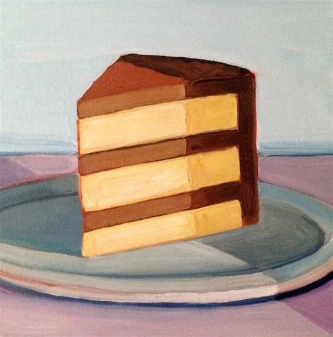 Wayne Thiebaud Cake Painting By Dan Hill Galleries
