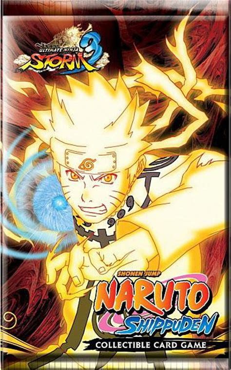 Naruto Shippuden Card Game Ultimate Ninja Storm 3 Booster Pack Bandai