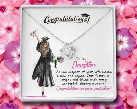 To My Daughter Congratulation On Your Graduation Box T Etsy