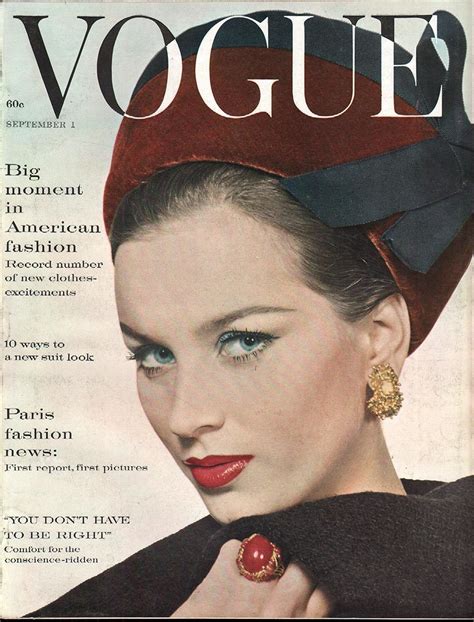 Vogue September 1 1960 Ephemera Forever Vogue Magazine Covers Vintage Vogue Vintage