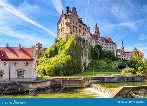 Sigmaringen Castle On Rock Germany This Famous Gothic Castle Is