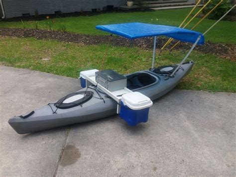 Wavewalk stable fishing kayaks, portable boats and micro skiffs. Kayak modification, fishing machine, boat mod #canoemodificationsdiy | Kayak fishing setup ...