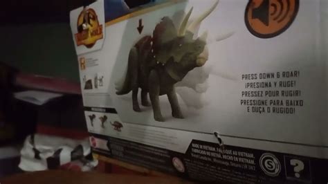 Jurassic World Dominion Triceratops Unboxing And Review Youtube