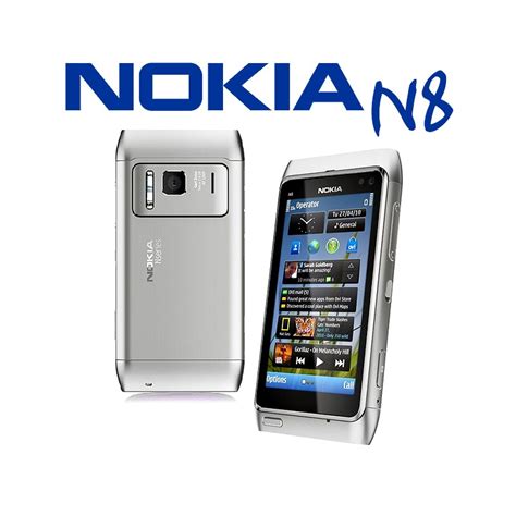Telefono Cellulare Touchscreen Nokia N8 Silver 35 3g Wifi Hdmi Carl Zeiss