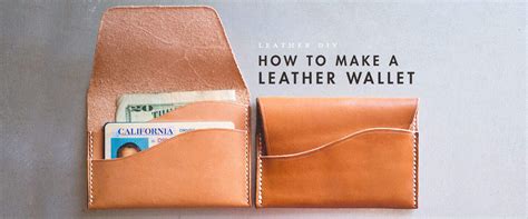 15 Snazzy Leather Wallet Diys To Try Your Hand At