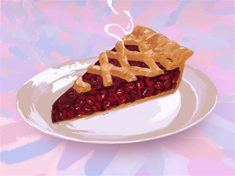 cherry pie by nastaran moradi on dribbble