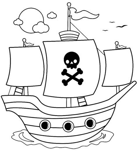 Desenhos De Navio Pirata Para Colorir E Imprimir Colorironline Com