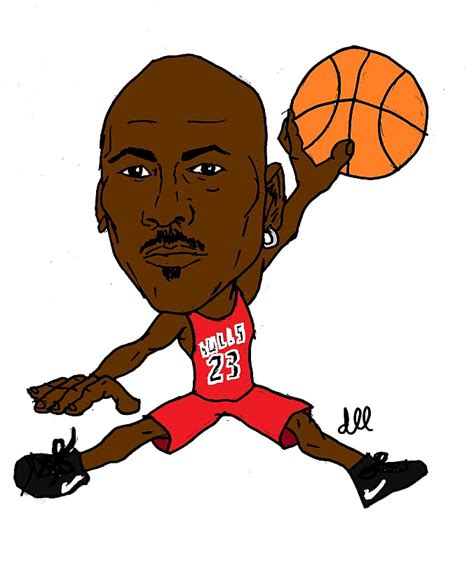 Michael Jordan Illustration Michael Jordan Jumpman Chicago Bulls Nba