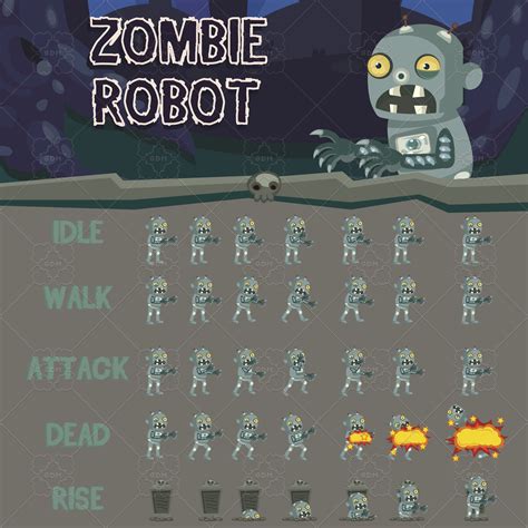 Zombie Characters Gamedev Market