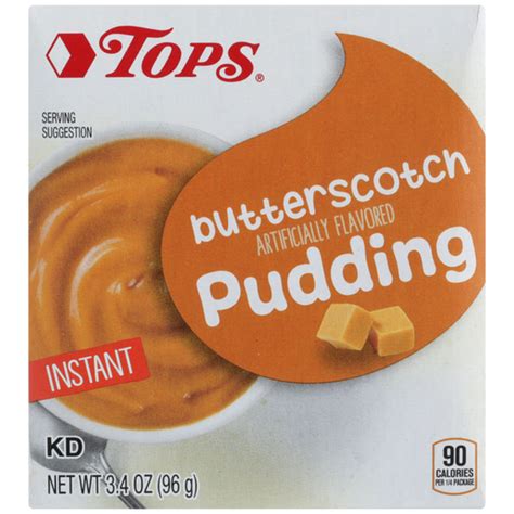 Tops Butterscotch Instant Pudding 34 Oz Instacart