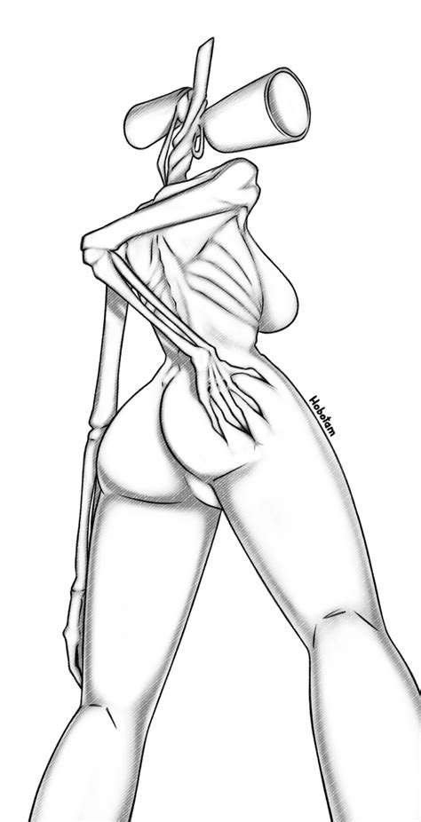 Rule 34 Anthro Artist Name Ass Ass Grab Black And White Breasts From Below Hobotam Rear View