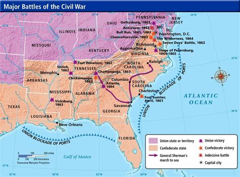 Thecivilwarparlor Shermans March To The Maps On The Web