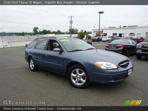 Graphite Blue Metallic 2000 Ford Taurus Se Wagon Medium Graphite