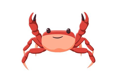 Cartoon Crab Vector Illustration Superawesomevectors