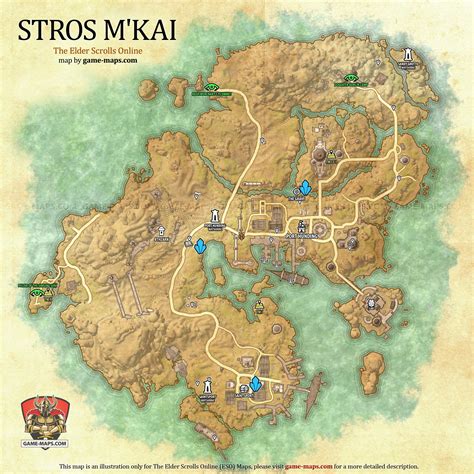 Eso Stros Mkai Treasure Map Maping Resources